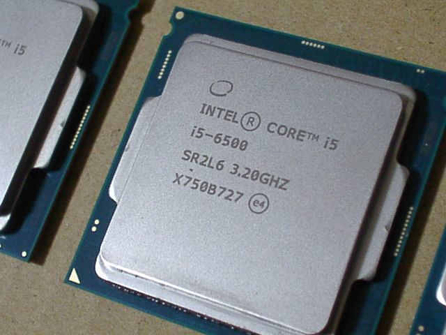 [条件付き返品可・送料込み][J19-1]INTEL CORE i5-6500 3.20GHZ（3個）_画像4