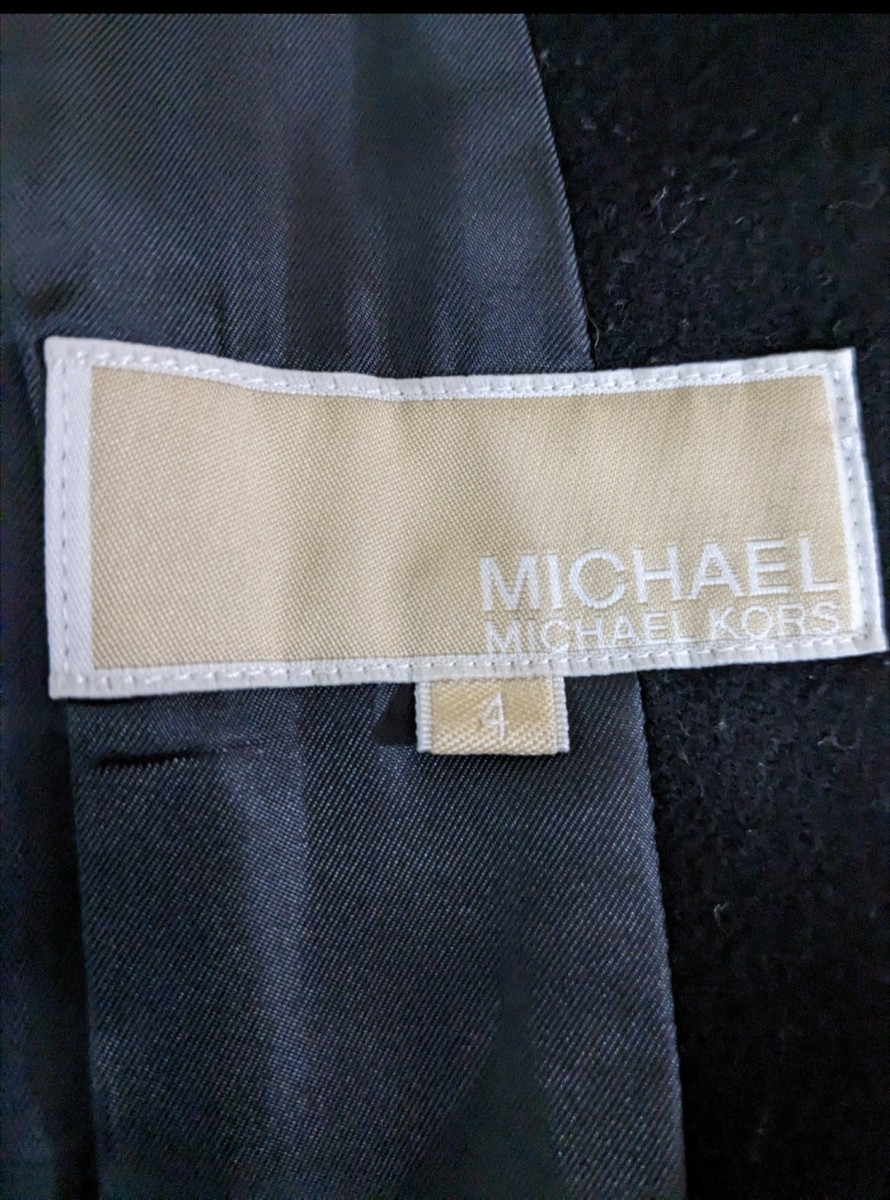 ★送料無料★MICHAEL KORS　マイケルコース　コート　ロングコート　トップス　毛100%　レディース　サイズ4_画像8