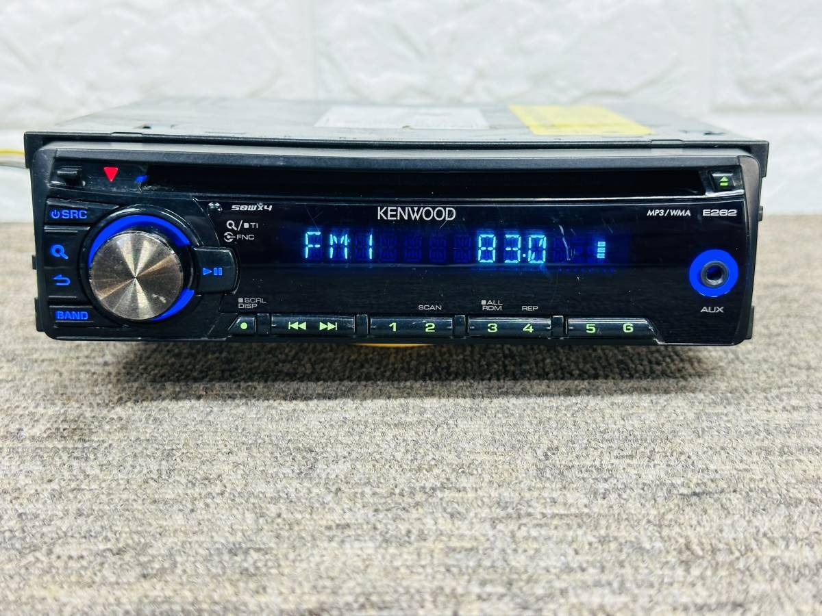  ★KENWOOD CD/FM/AM プレイヤー E262★動作品　_画像2