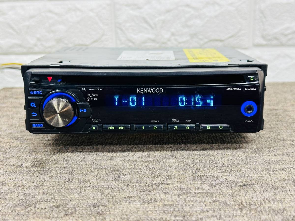  ★KENWOOD CD/FM/AM プレイヤー E262★動作品　_画像1