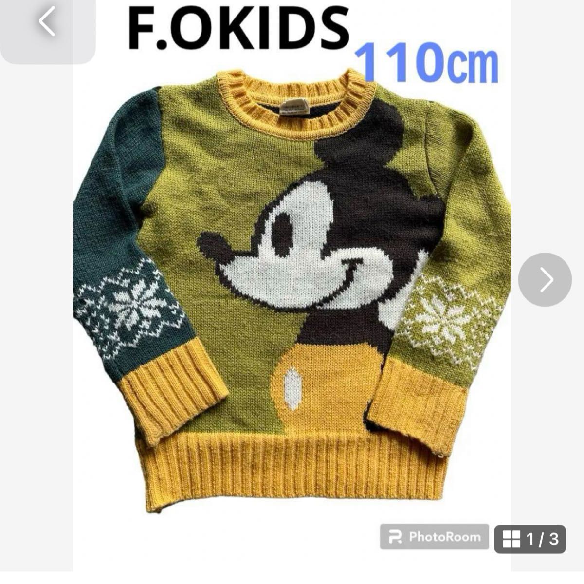 F.o KIDS セーター ミッキー 冬 ニット