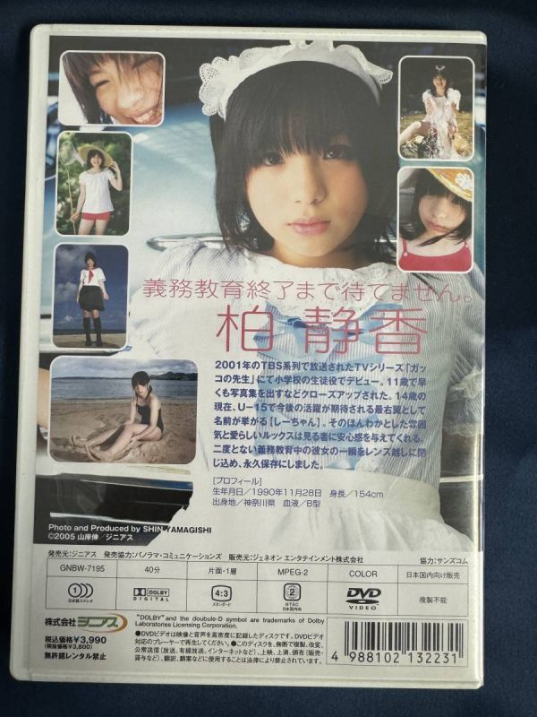 ★特価品☆ 【DVD】 柏静香 Shizuka Kashiwa 正規品 中古品 アイドル イメージ_画像2