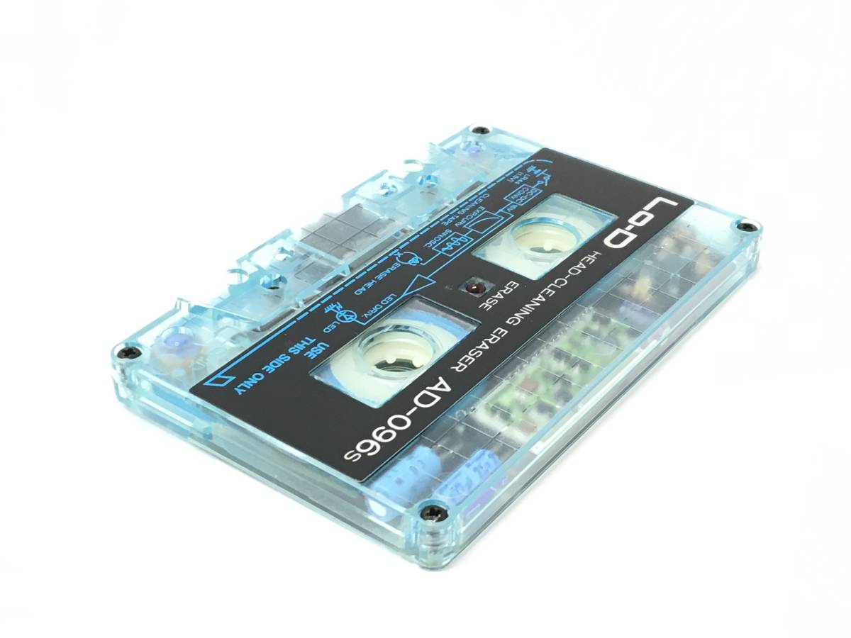 HITACHI 日立 Lo-D 湿式クリーニングテープ ヘッドイレーサー AD-096s 消磁器 ローディー カセットテープ 日本製 1円～_画像5