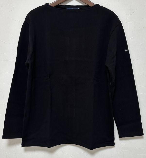 セントジェームス ウエッソン 無地 T6サイズ 長袖 Tシャツ カットソー NOIR 黒 ブラック SAINT JAMES OUESSANT SOLID_画像1