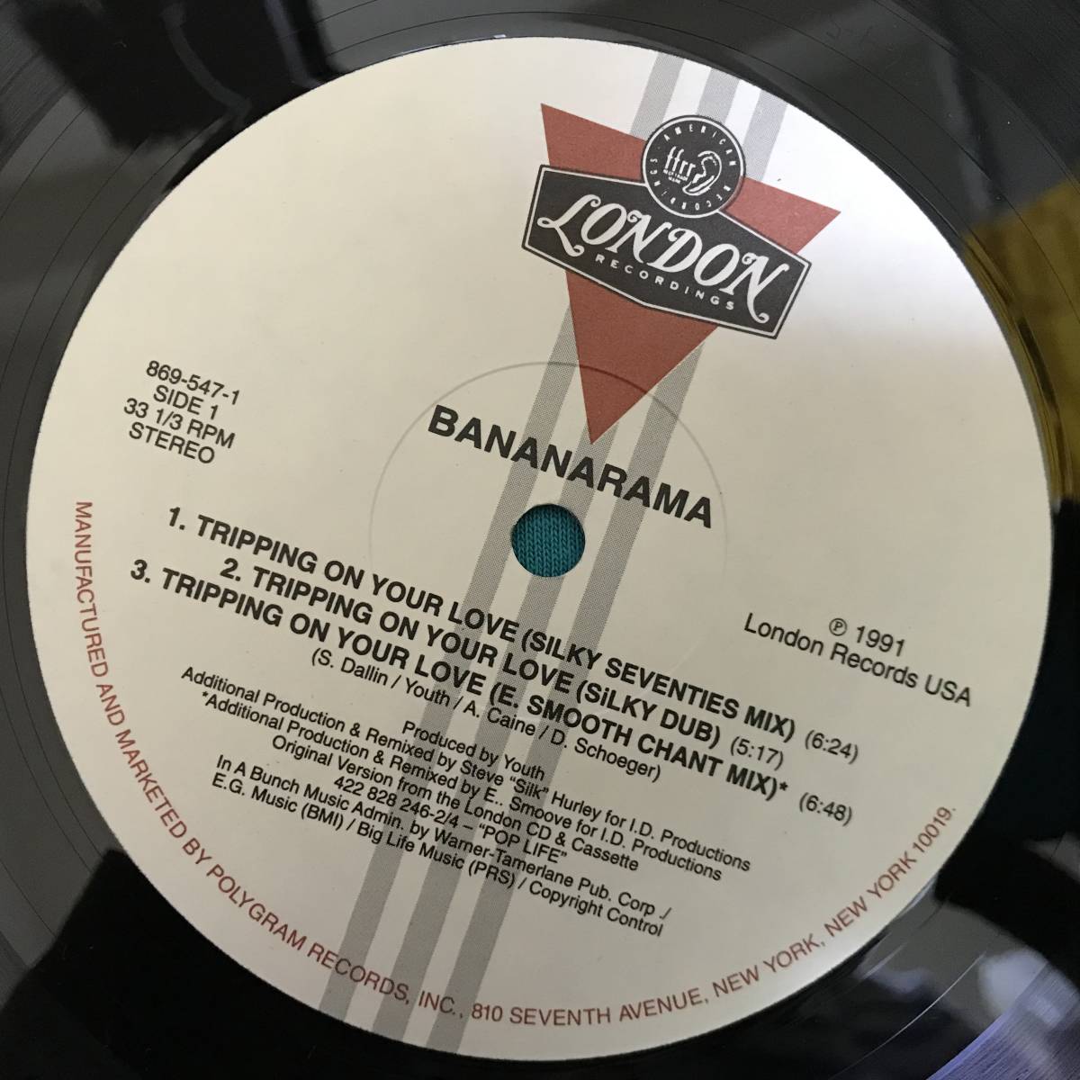 12”●Bananarama / Tripping On Your Love USオリジナル盤 London 869 547-1　シュリンク残_画像3