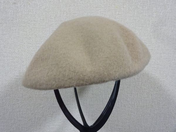 Z センバドー Z レディース・婦人用　ベレー帽　ベージュ色　スタイルハット サイズ５７・５cm　キャップ　帽子_画像4