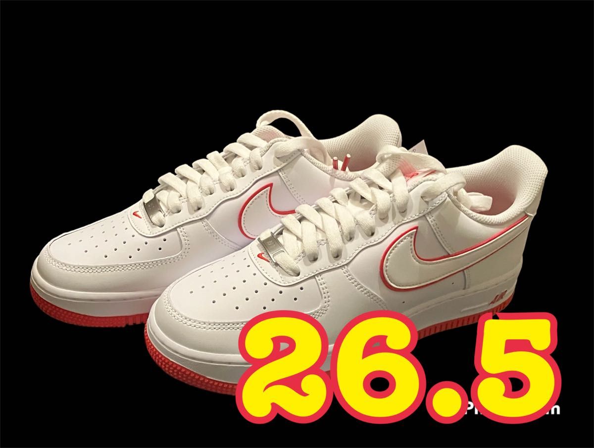 26.5レッドステッチ　NIKE エアフォース1