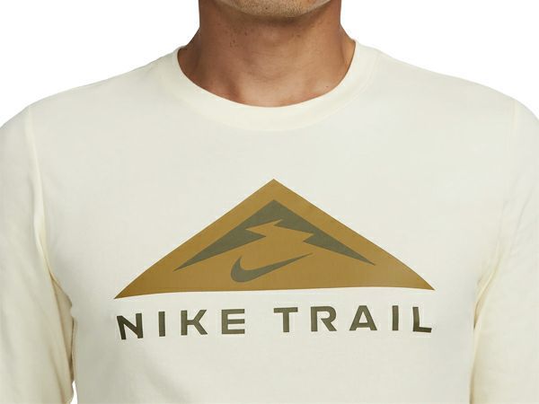  Nike *Dri-FIT длинный рукав трейлраннинг футболка с длинным рукавом *DV9382-113* кокос молоко *L