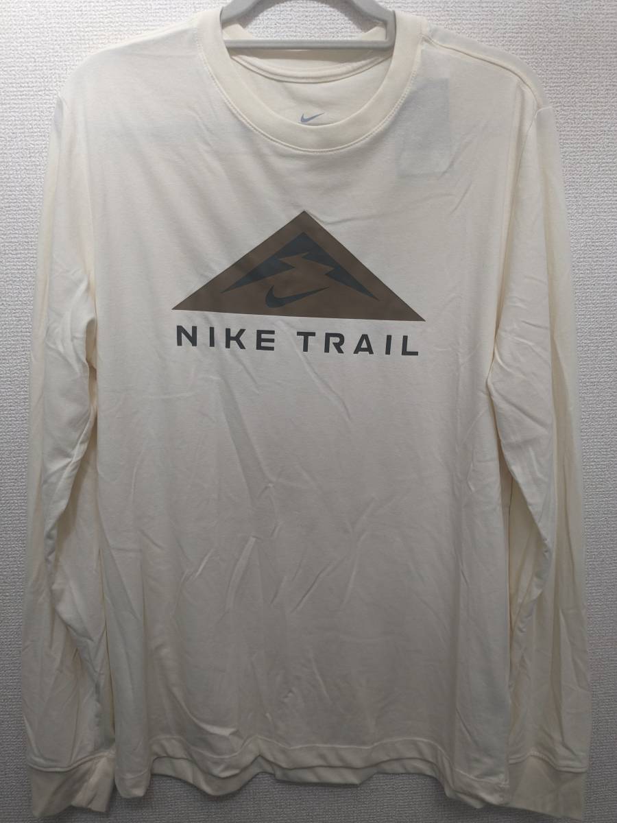  Nike *Dri-FIT длинный рукав трейлраннинг футболка с длинным рукавом *DV9382-113* кокос молоко *L