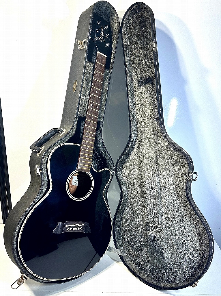 中古弦楽器 タカミネ エレクトリックアコースティックギター TAKAMINE PT-106、ケース付属・部品取り・ジャンク扱い_画像1