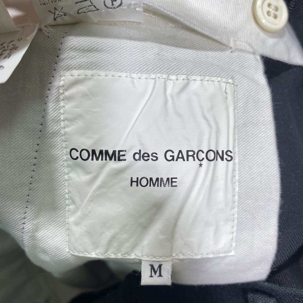 希少　COMME des GARCONS HOMME コムデギャルソンオム　■90s AD1997 田中オム　■ワイド ストレート パンツ　■コレクション ヴィンテージ_画像3