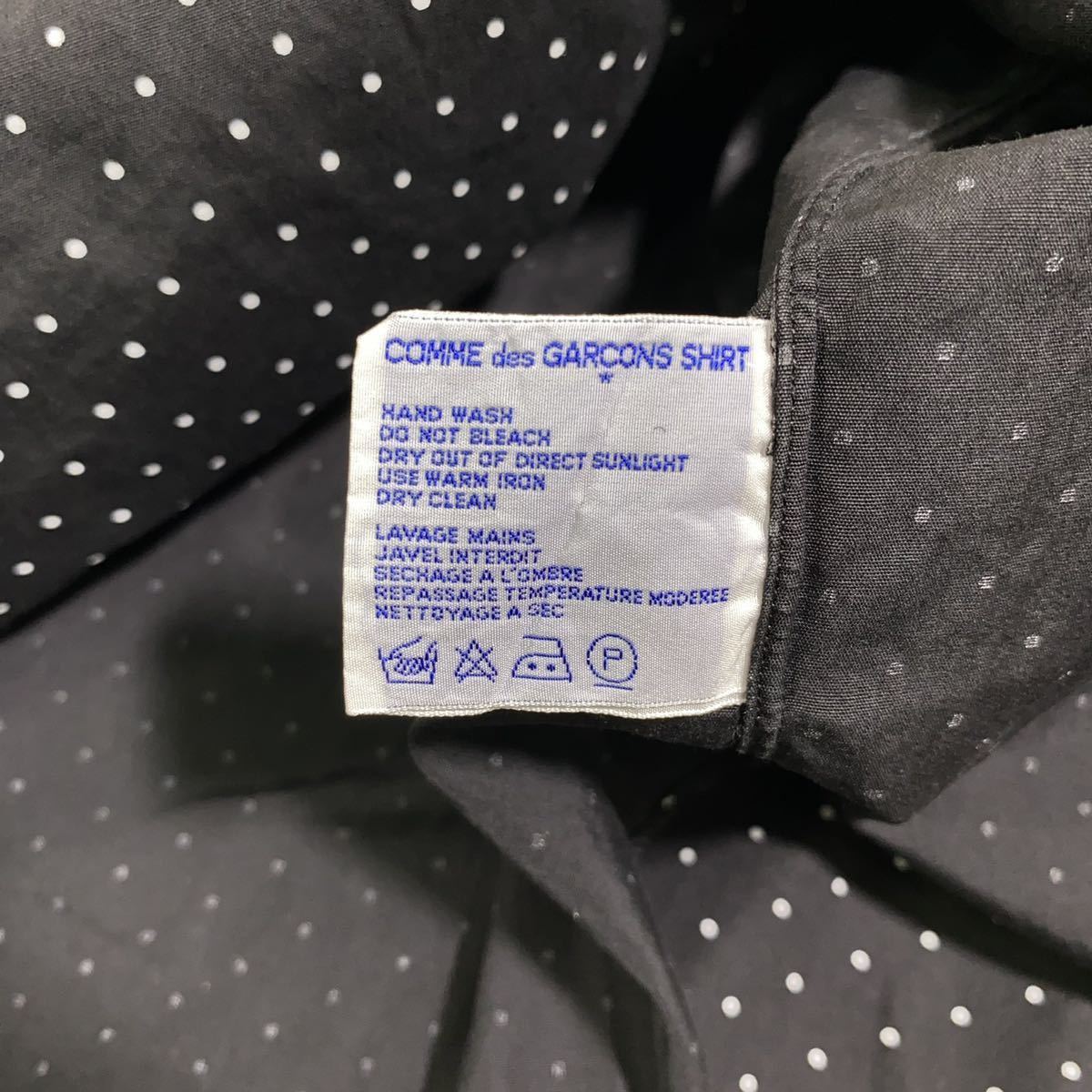 超希少 COMME des GARCONS SHIRT コムデギャルソンシャツ □刺繍 超希少 COMME des GARCONS SHIRT コムデギャルソンシャツ □刺繍