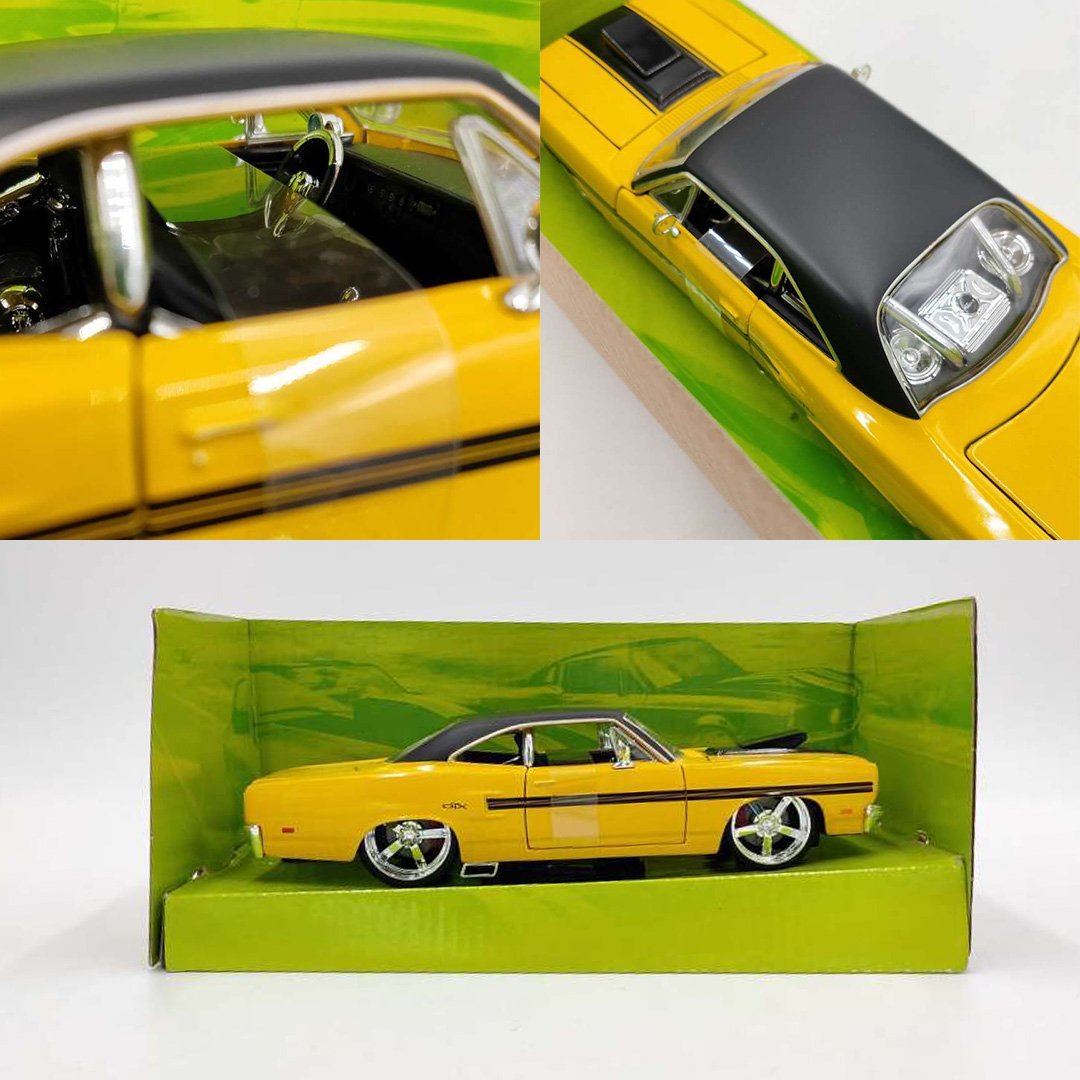 新品 Maisto DESIGN 1/24 1970 Plymouth GTX モデルカー マイスト プリムス プリマス クライスラー ミニカー 箱付き 長期保管品 ホビー_画像3