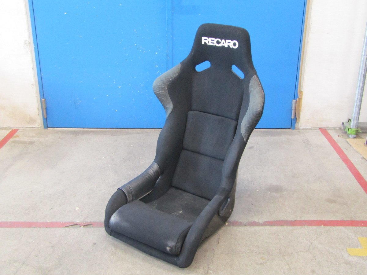 【個人宅配送不可】[76H H2]【ジャンク品】RECARO レカロシート SP-G/BLK フルバケットシート フルバケ 運転席外し ※使用感あり_画像1