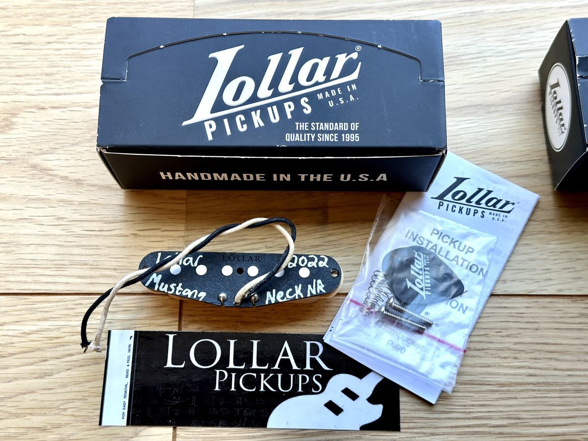 Lollar PICKUPS / MUSTANG ブリッジ＆ネックのセット_画像3