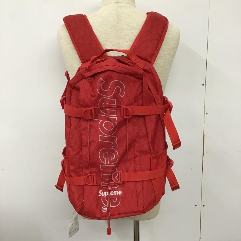 Supreme 表記無し シュプリーム リュックサック、デイパック リュックサック、デイバッグ 18AW BACK PACK 赤 / レッド / 10102439