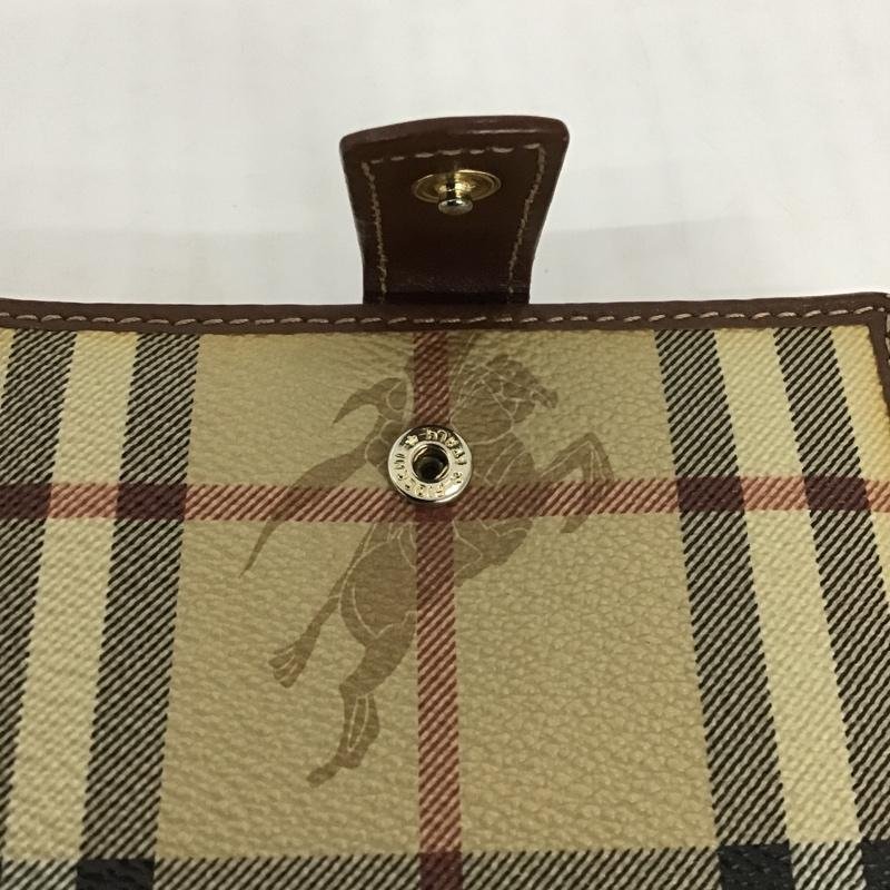 BURBERRY 表記無し バーバリー 財布 二つ折り ノバチェック Wallet Bi-Fold Wallet Billfold Wallet 10102706_画像7