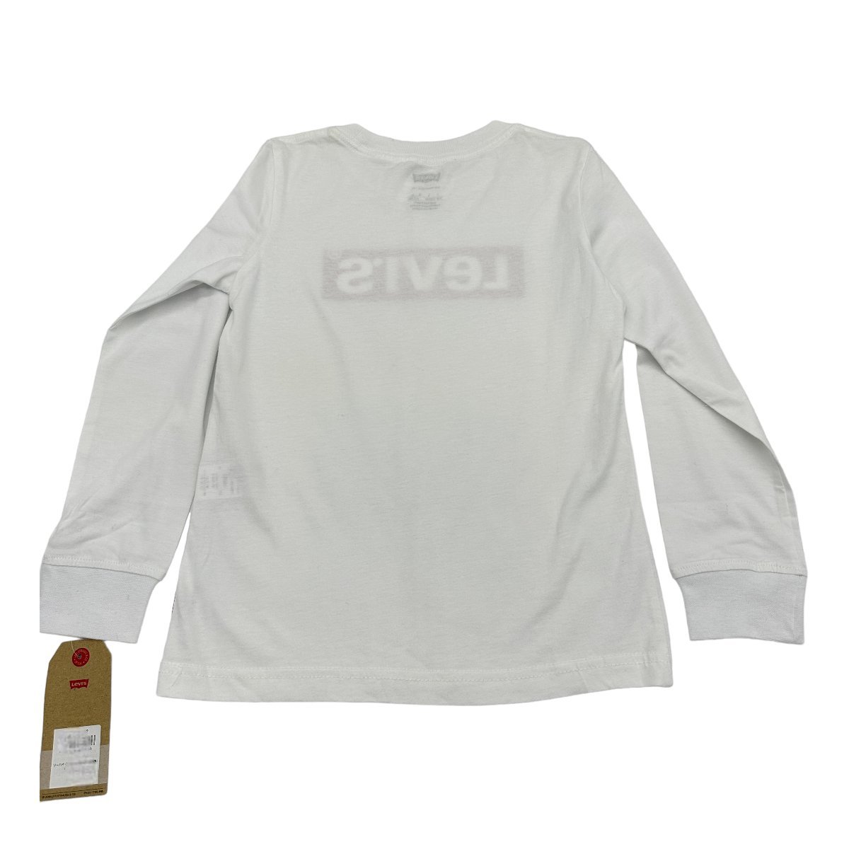 A719●新品 定価2900円●Levi's リーバイス●ロゴT ロンT 長袖Tシャツ●子ども用 キッズサイズ 6歳～７歳  116～122cmの画像2