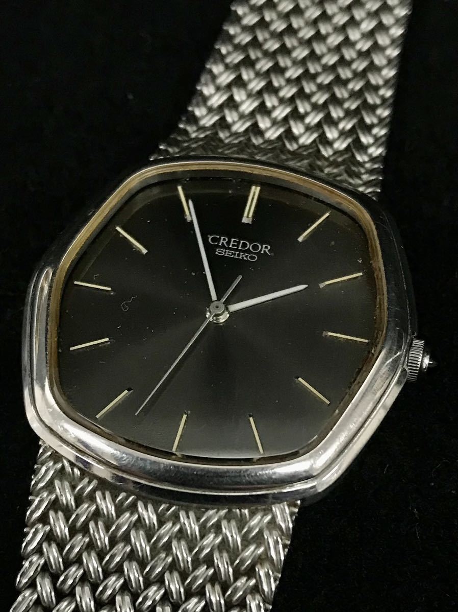 C695★中古 SEIKO セイコー CREDOR クレドール クォーツ 腕時計 5931-5232 新品電池交換済 バッテリー新品 動作品_画像3