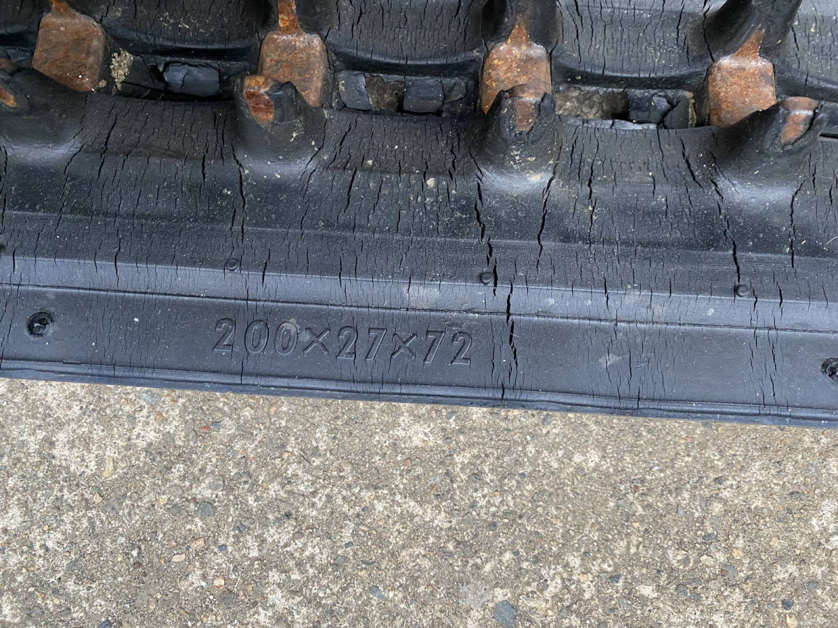 G3 * * BRIDGESTONE 200X27X72 ゴムクローラー 除雪機 スノー G3 * * BRIDGESTONE 200X27X72 ゴムクローラー 除雪機 スノー