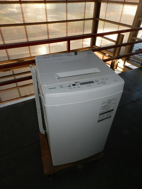 ☆ 東芝/TOSHIBA AW-45M5(W) 全自動洗濯機 4.5kg ピュアホワイト 戸田市引き取り歓迎 _画像1