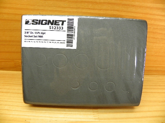 シグネット 3/8(9.5) EVAトレー付 ソケットレンチ セット 15点 SIGNET 12333_画像3