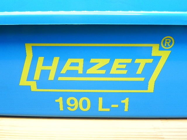 絶版品(イエロー黄色・文字) HAZET ハゼット 190L-1おかもち 携行型 ツールトレイ 美品_画像2