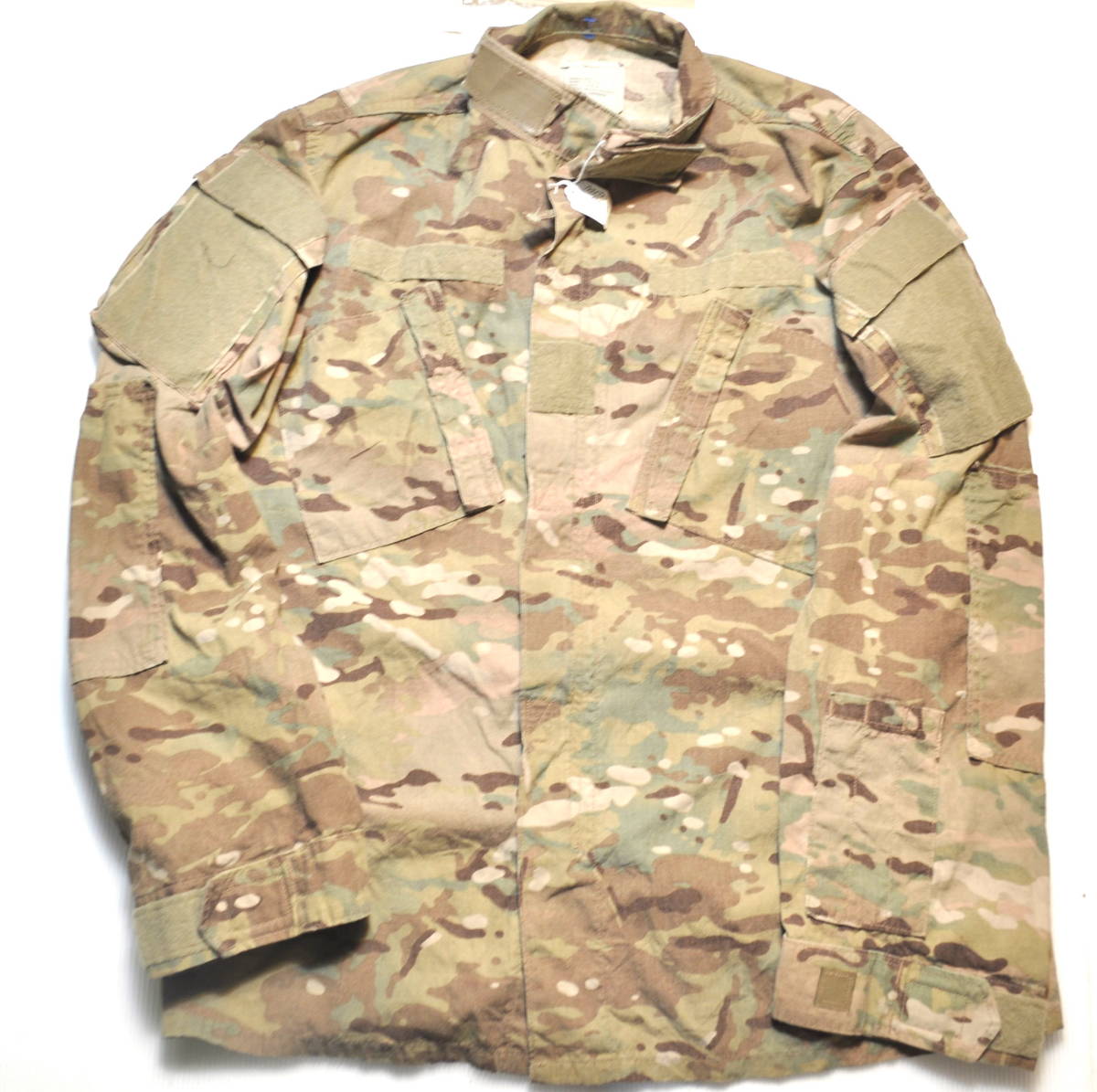 米軍放出品 マルチカム FIRE RESISTANCE 難燃 迷彩 US ARMY ジャケット上着 M/L ARMY USMC FROG BDU 戦闘服 a_画像1