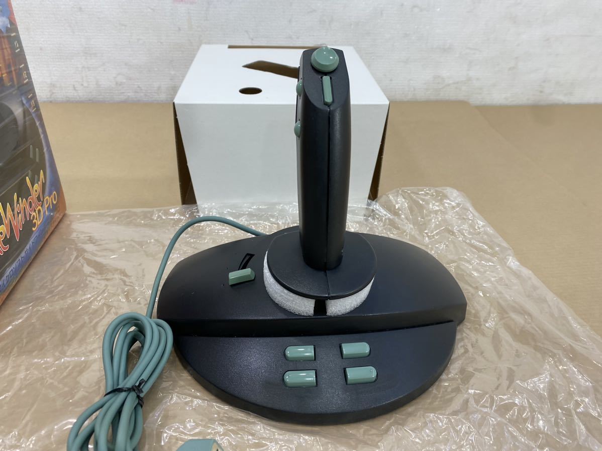 Microsoft マイクロソフト サイドワンダー3Dプロ ジョイスティック Side Winder フライトスティック コントローラー Windows95対応_画像4