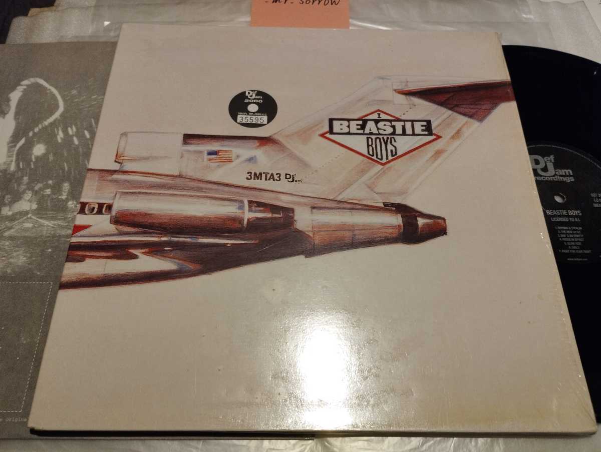 Beastie Boys ビースティ・ボーイズ Licensed To Ill EU再発盤LP Def Jam 527 351-1 ライセンスト・トゥ・イル Fight For Your Light_画像1