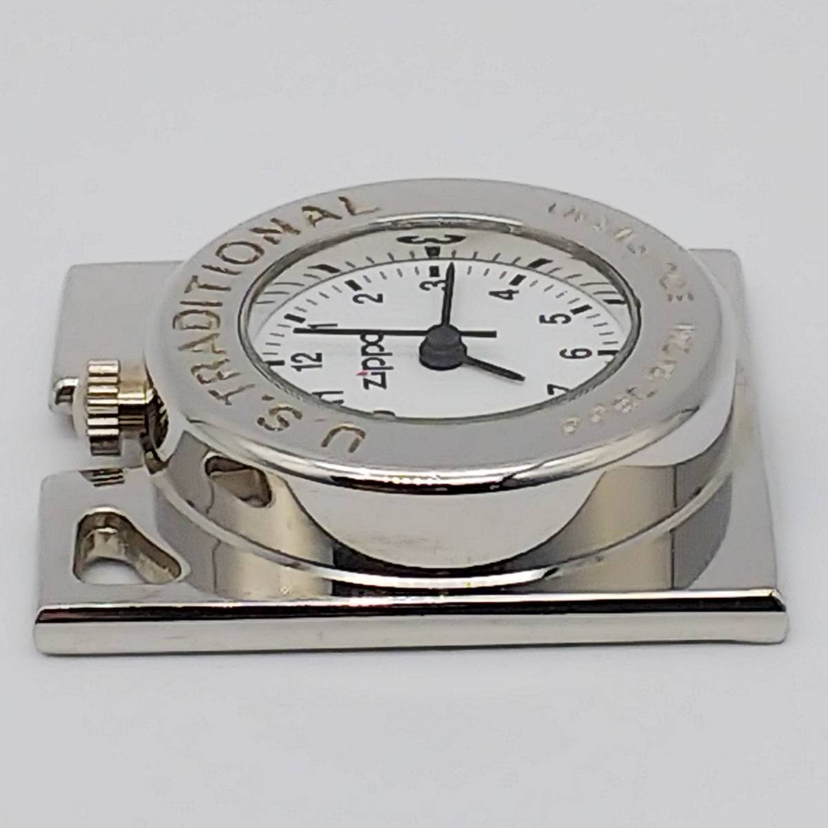 送料無料【電池交換済】 ZIPPO ジッポー 時計のみ TIME LITE 送料無料【電池交換済】 ZIPPO ジッポー 時計のみ TIME LITE