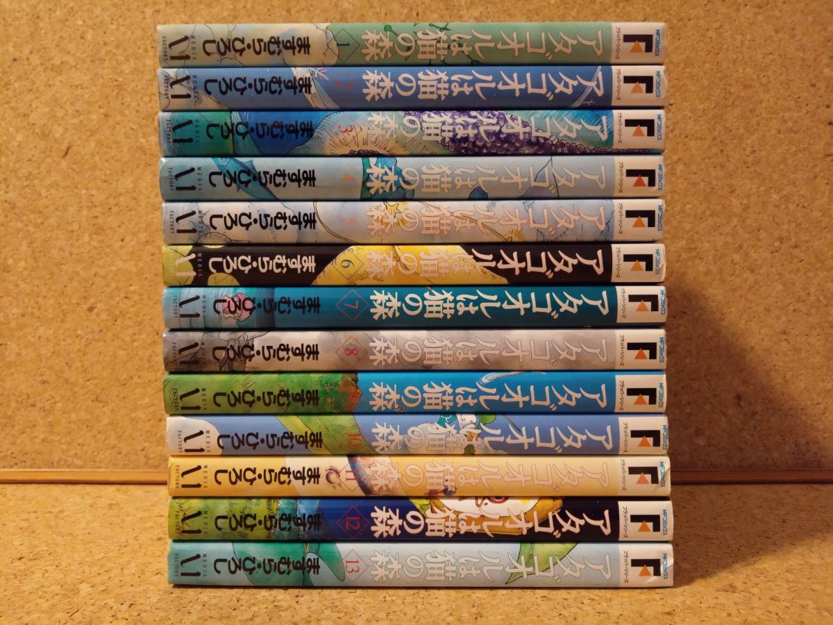 アタゴオルは猫の森 1〜13巻 13冊 セット ますむらひろし メディアファクトリー 第2巻以外全初版 漫画 アタゴオル コミック フラッパー