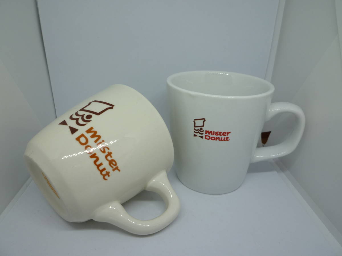 E★未使用・非売品★ミスタードーナツ 35周年記念 オリジナルコーヒーカップ(復刻版デザイン)他2点の画像3