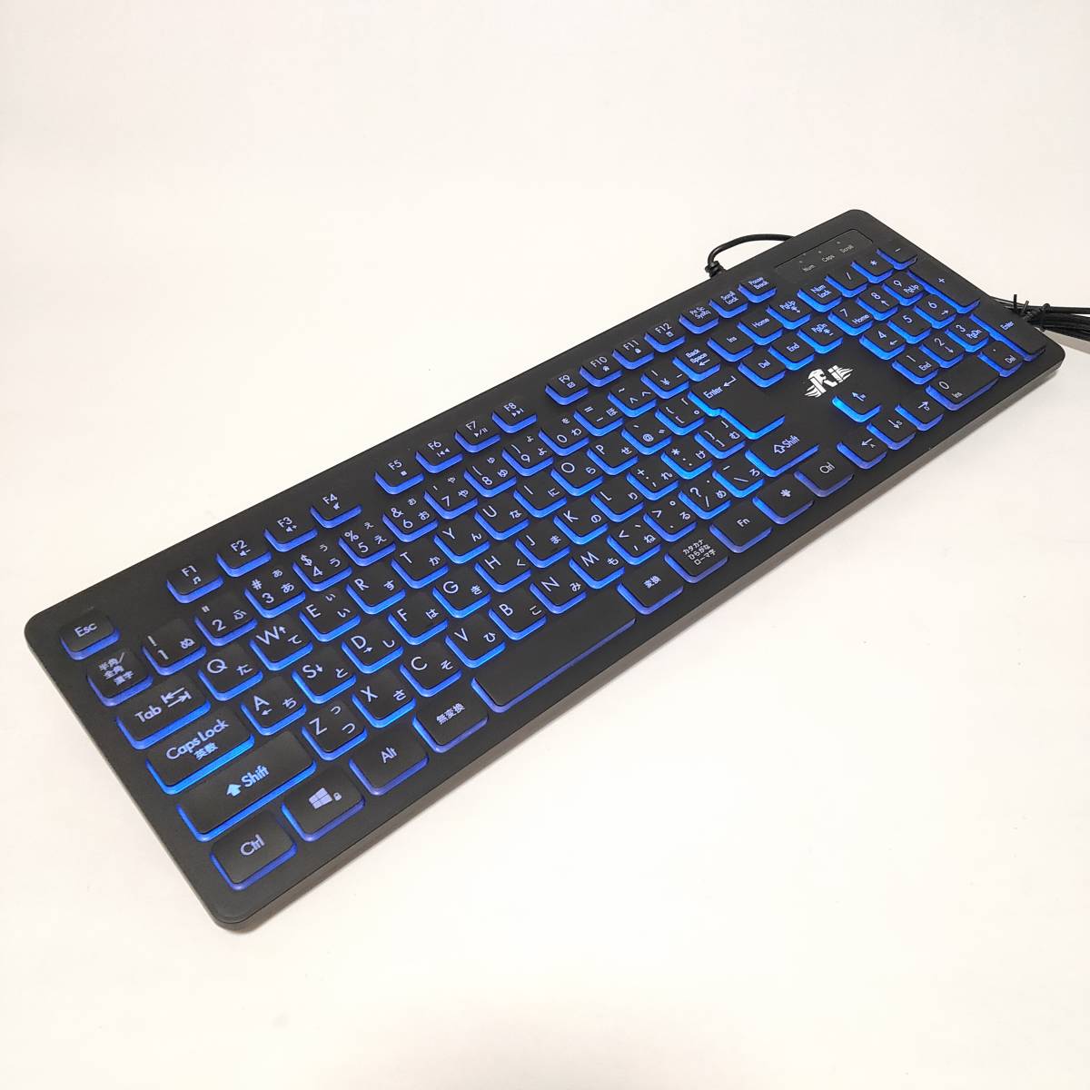 「一円スタート」Rii キーボード マウスセット USB有線 LED DPI/800/1200/1600 型番RK105 RM105「 1円」AKI01_1241_画像2