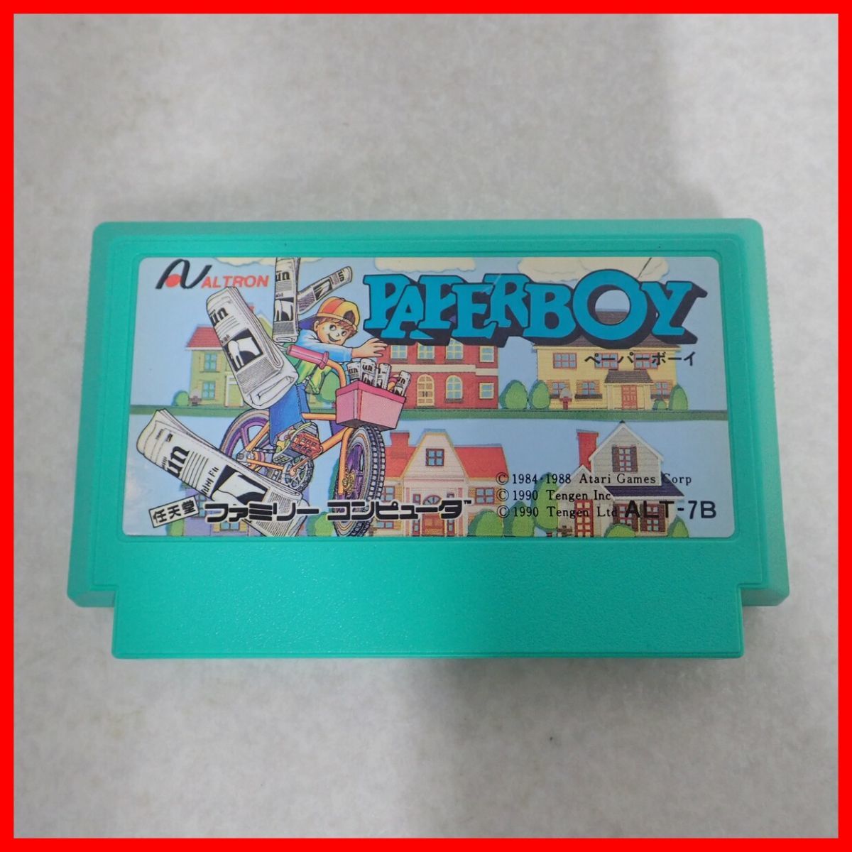 ◇動作保証品 FC ファミコン PAPERBOY ペーパーボーイ ATARI アタリ【PP_画像1