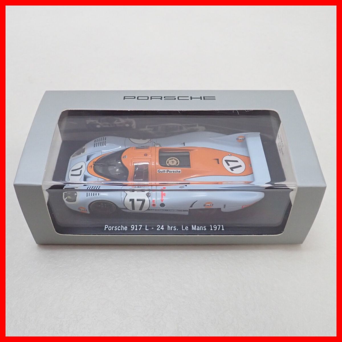 ☆スパーク 1/43 ディーラー特注 ポルシェ 917L ルマン 24h 1971 #17 SAM061 ガルフカラー Porsche 917L-24hrs LM 1971 Spark 【10_画像10