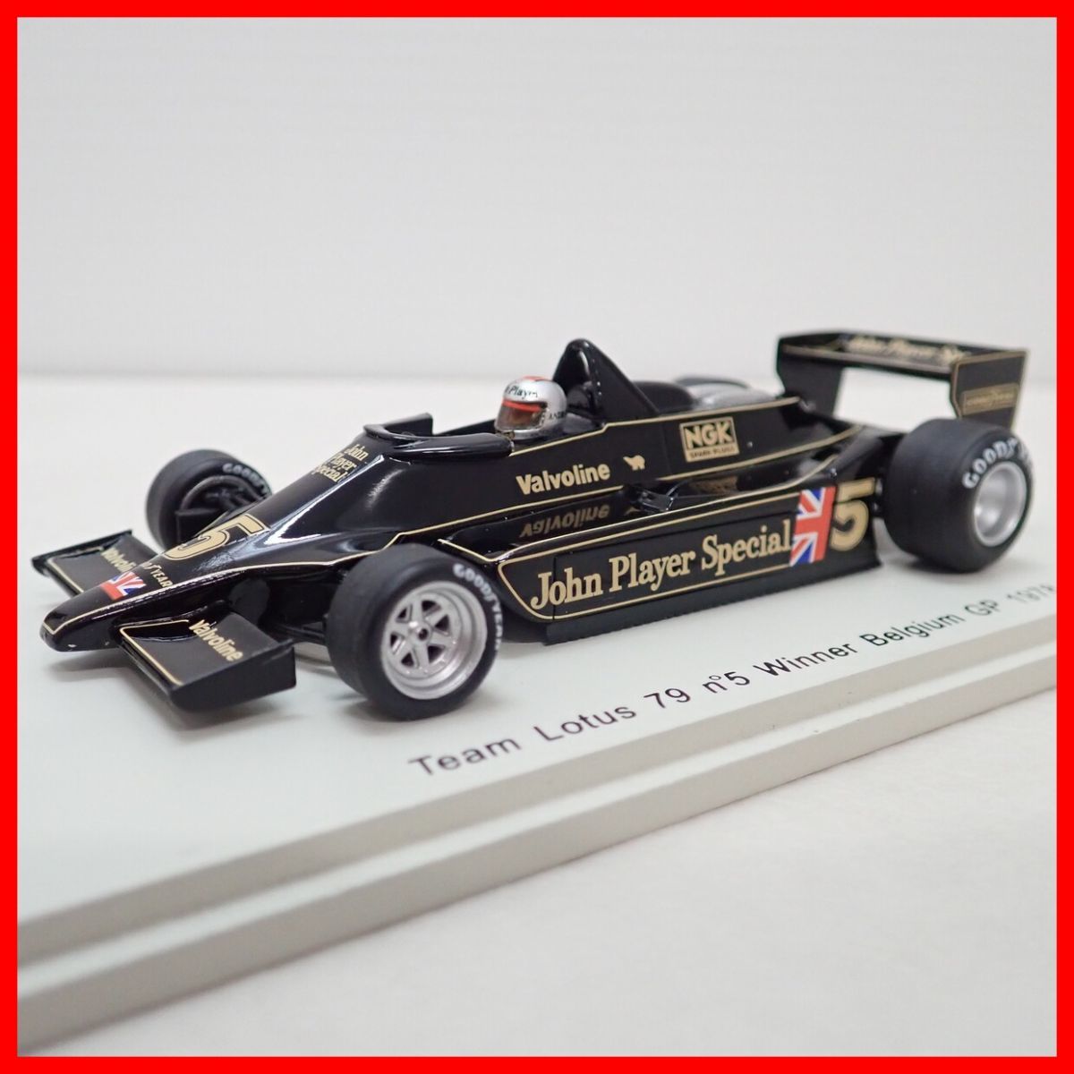 ☆プラネックス 1/43 ロータス79 1978 ベルギーGP M.アンドレッティ LOT-SPK-79BEL Lotus79 1978 Belguim GP PLANEX COLLECTION/Spark【10_画像3