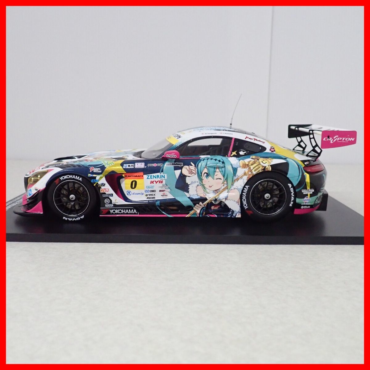 ☆グッドスマイルレーシング 1/18 グッドスマイル 初音ミク AMG 2018最終戦ver. 初音ミク GTプロジェクト GOODSMILE RACING Hatsune【20_画像3