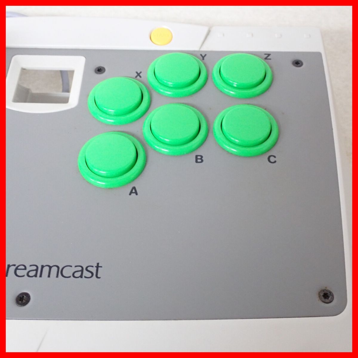 動作品 DC ドリームキャスト アーケードスティック HKT-7300 Dreamcast ドリキャス アーケードコントローラー SEGA 箱付【20_画像4