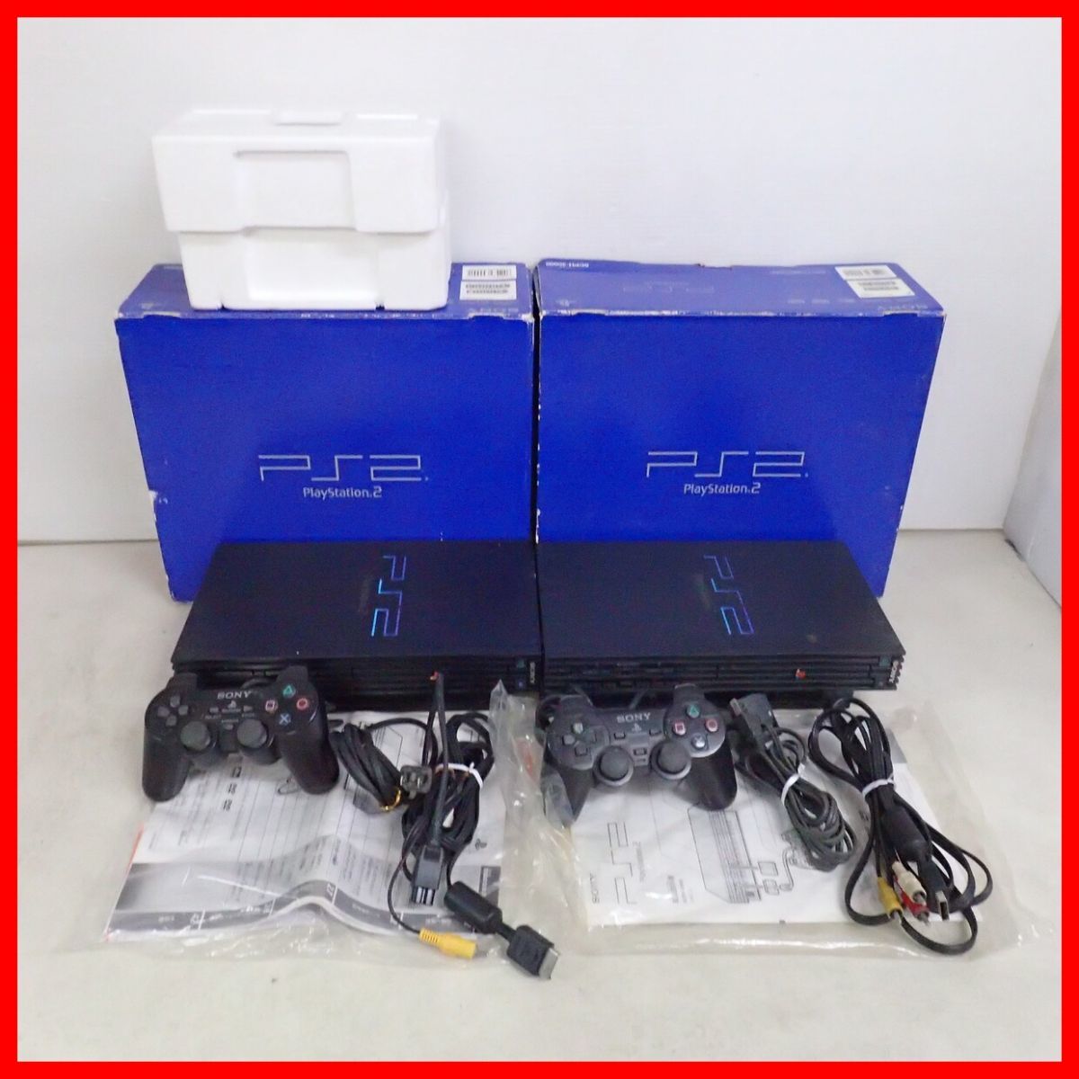 PS2 プレイステーション2 プレステ2 本体 SCPH-10000/18000/30000/39000/50000 まとめて8台セット SONY ソニー 箱付【BA_画像5