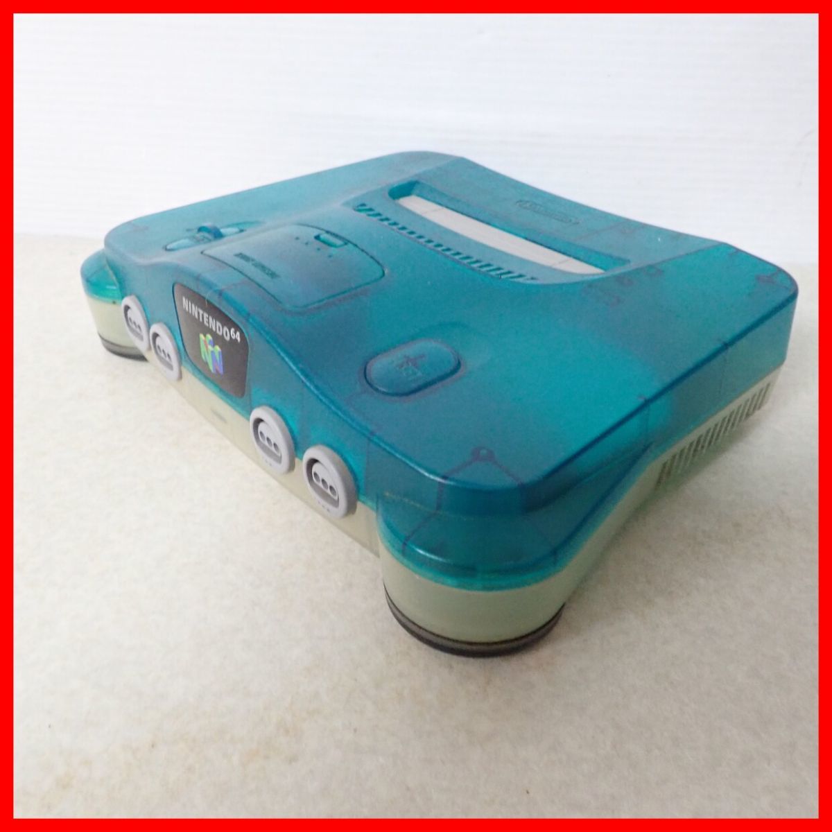 動作品 N64 ニンテンドウ64 本体 NUS-001 クリアブルー+マリオパーティ まとめてセット【20_画像7