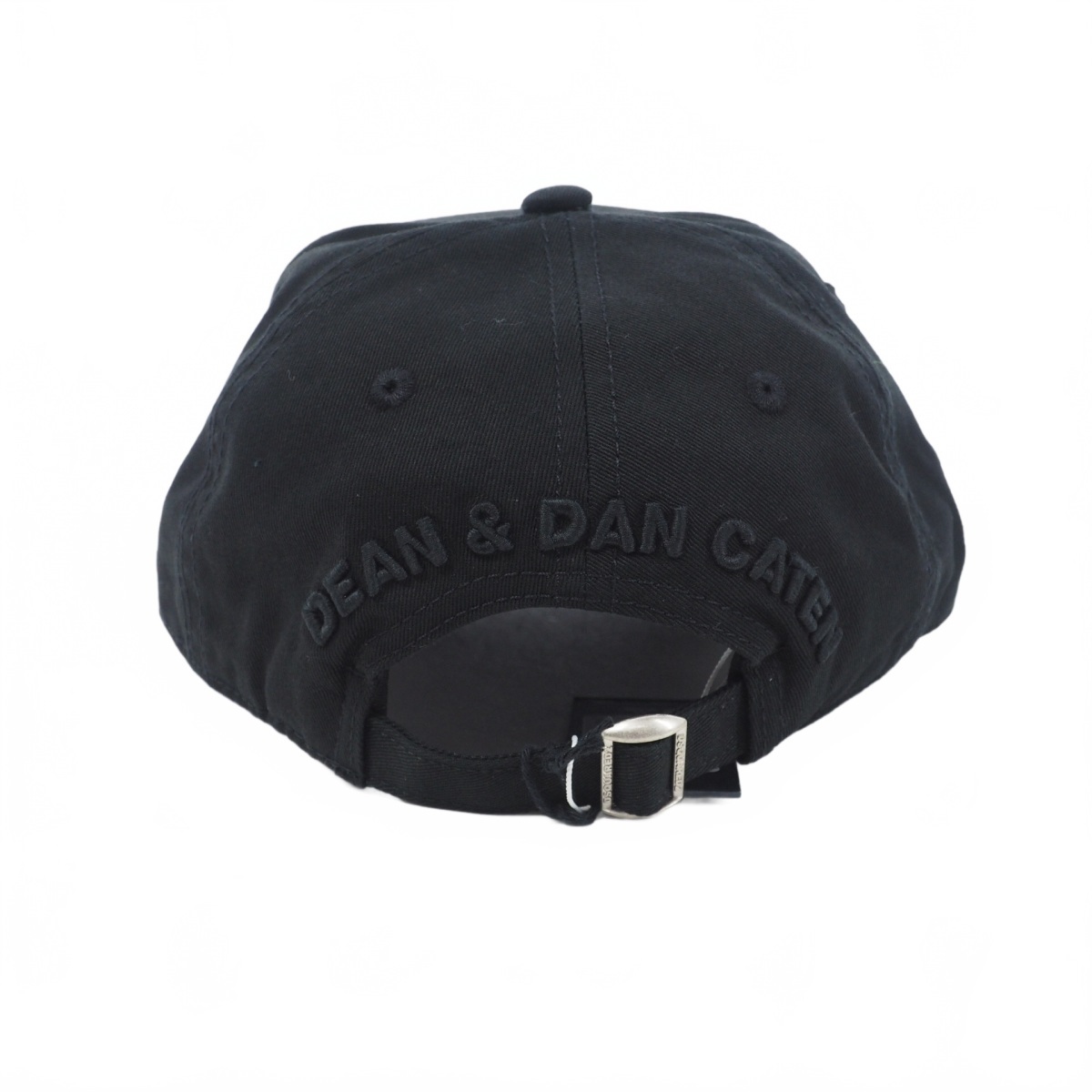 未使用品 ディースクエアード DSQUARED2 21SS ダメージ加工 ロゴキャップ 帽子 黒 ブラック S82BC0028 国内正規 メンズの画像3