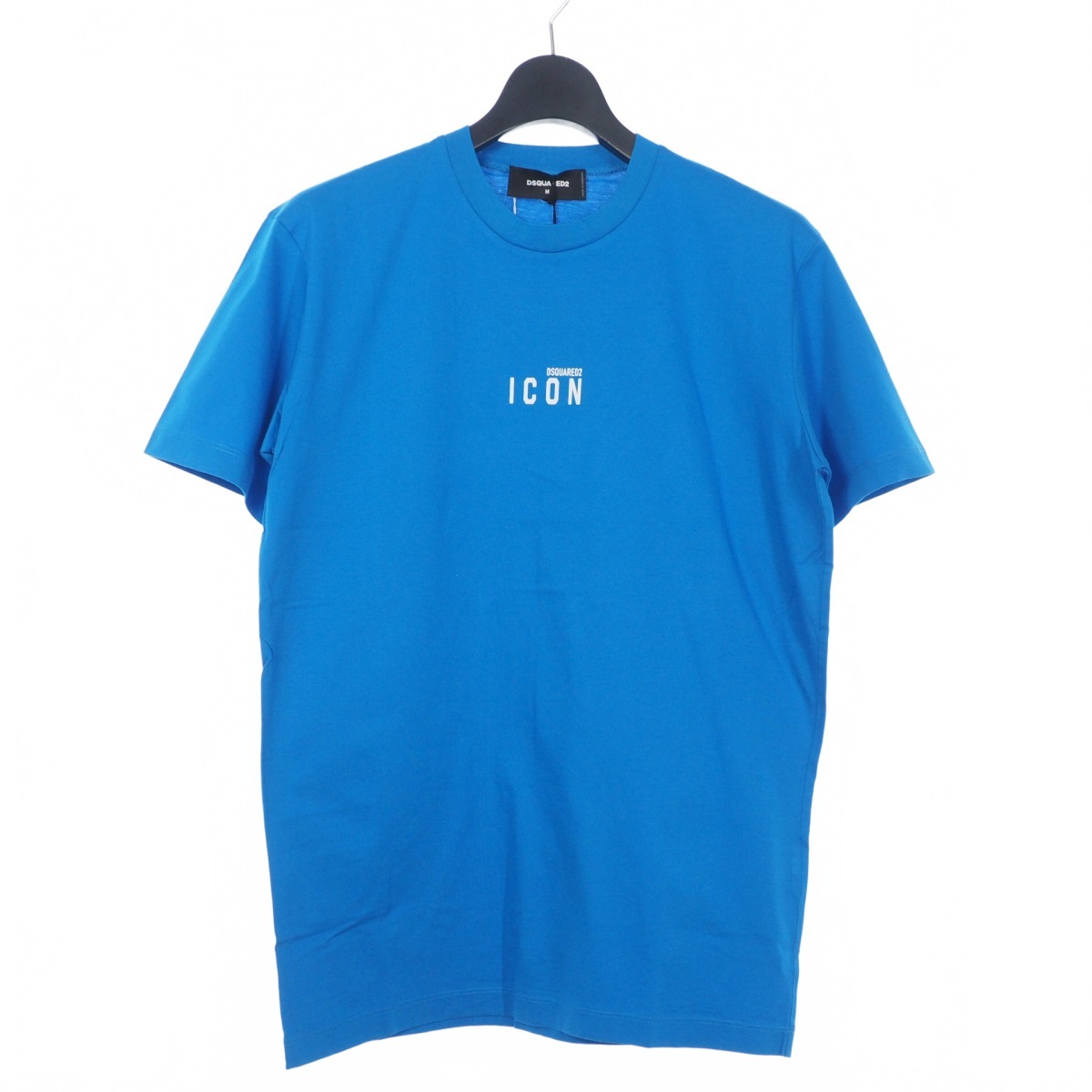 ディースクエアード DSQUARED2 22SS Icon Mini Logo Tシャツ カットソー 半袖 クルーネック M ブルー 青 S79GC0010 国内正規 メンズ