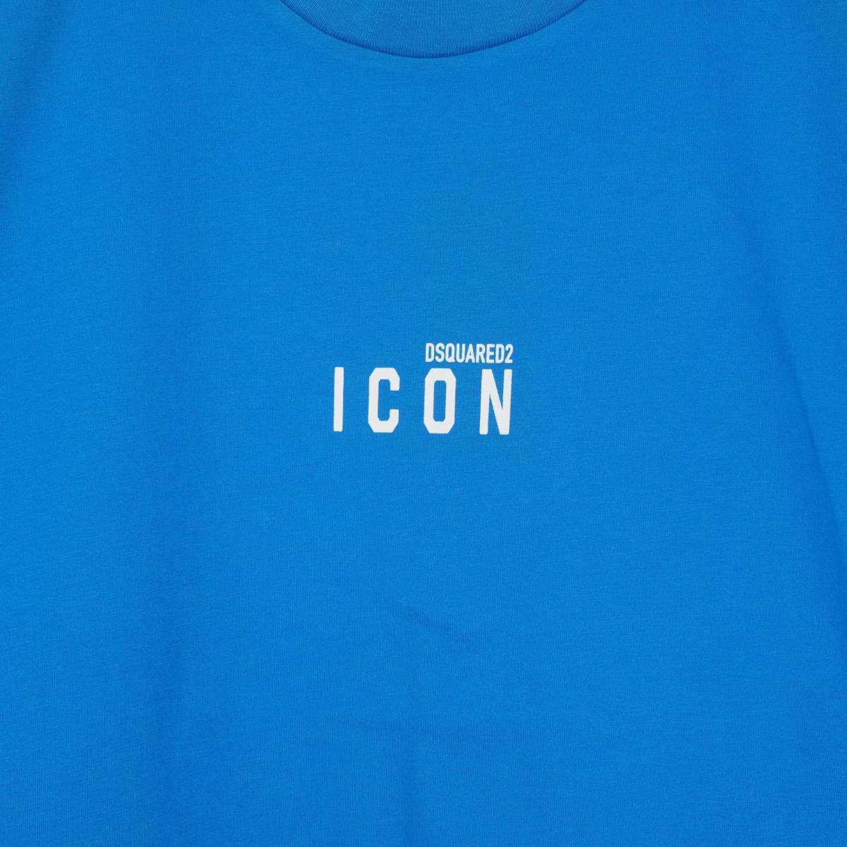ディースクエアード DSQUARED2 22SS Icon Mini Logo Tシャツ カットソー 半袖 クルーネック M ブルー 青 S79GC0010 国内正規 メンズ_画像3