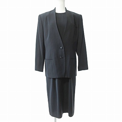 Mercure メルキュール ブラック フォーマル ワンピース スーツ 礼服 黒 9 1228 レディース_画像1