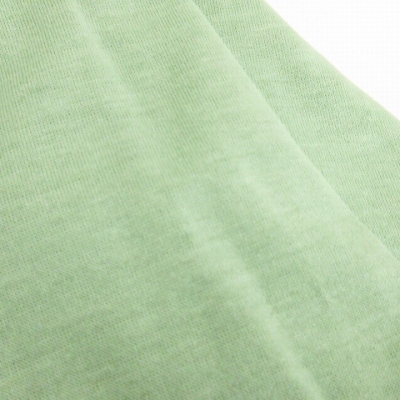 senso Uni koSenso unico Cube Cube cut and sewn T-shirt short sleeves cotton linen. green 38 lady's 