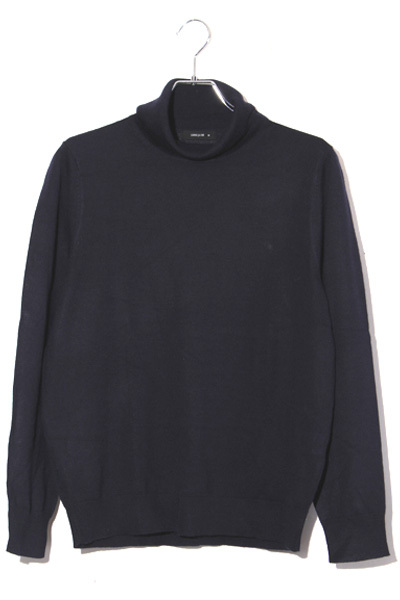 COMME CA ISM Comme Ca Ism wool pull over ta-toru neck knitted sweater M NAVY navy /* men's 