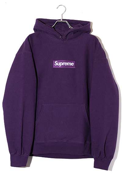 未使用品 2023AW Supreme シュプリーム SIZE:XL Box Logo Hooded Sweatshirt ボックスロゴ フーデッドスウェットシャツ Dark Purple ダーク