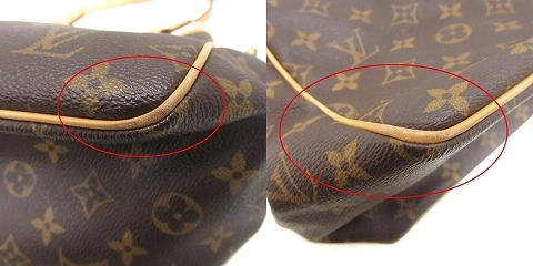 ルイヴィトン LOUIS VUITTON M51156 バティニョール モノグラム・キャンバス ゴールド金具 ブラウン 茶 鞄 カバン レディース_画像7