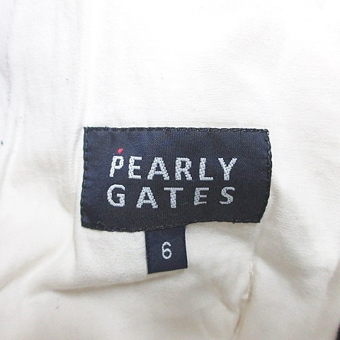 パーリーゲイツ PEARLY GATES ゴルフ パンツ カーゴ ストライプ ウール カーキ 緑 茶 グリーン 6 メンズ_画像3
